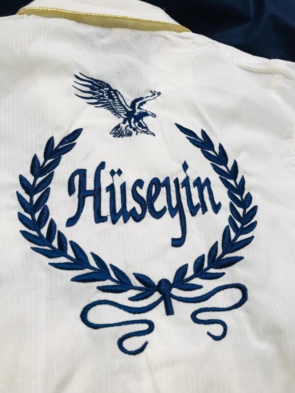 Sünnet Pijaması, İsim Nakışlı Çelenk ve Kartal Desenli