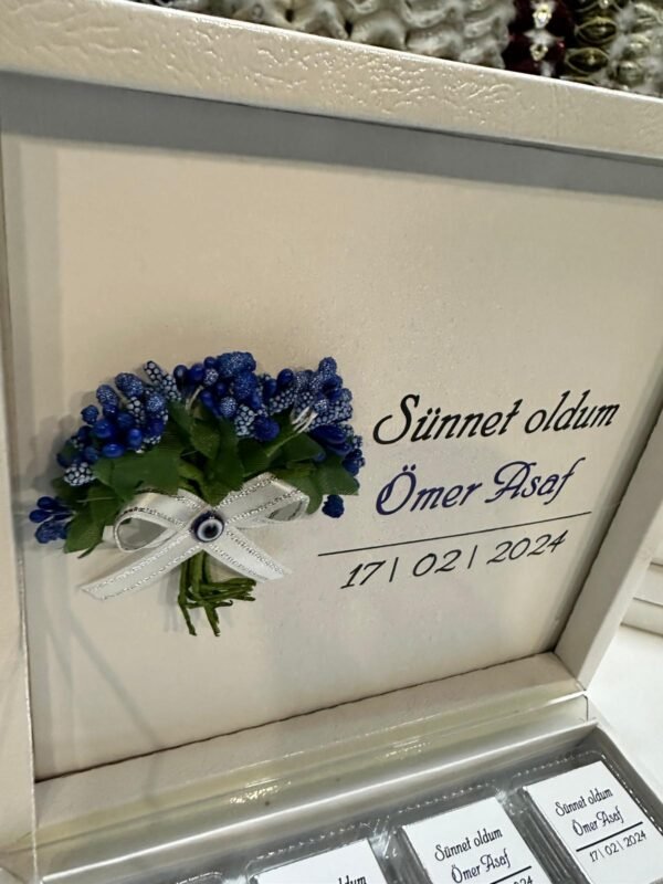 Sünnet Çikolatası, İsim Etiket Baskılı, 32'li